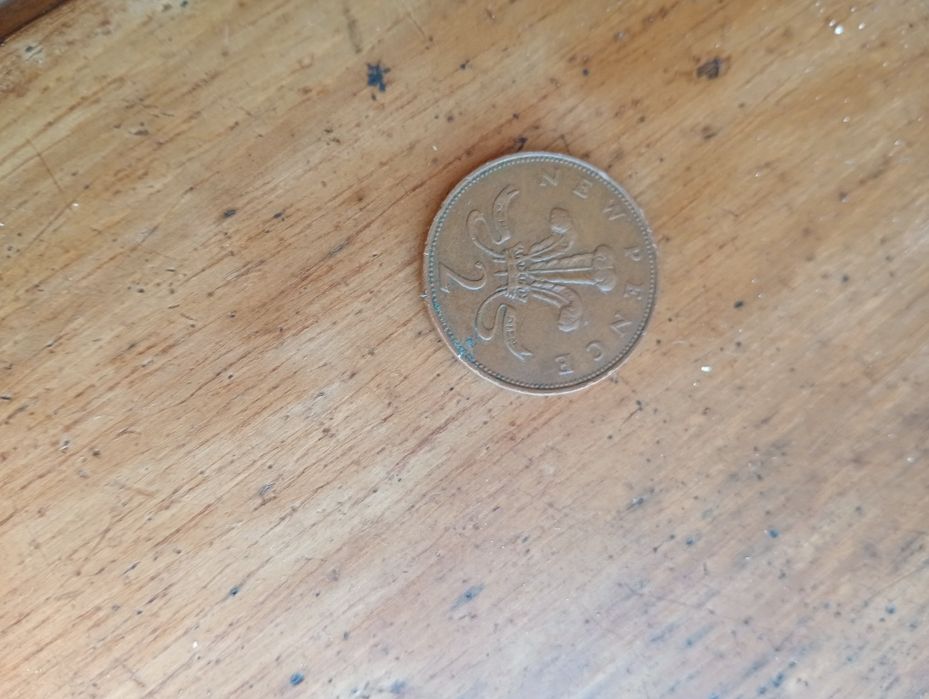 Moeda Elisabete 2 rara 1971 em bom estado