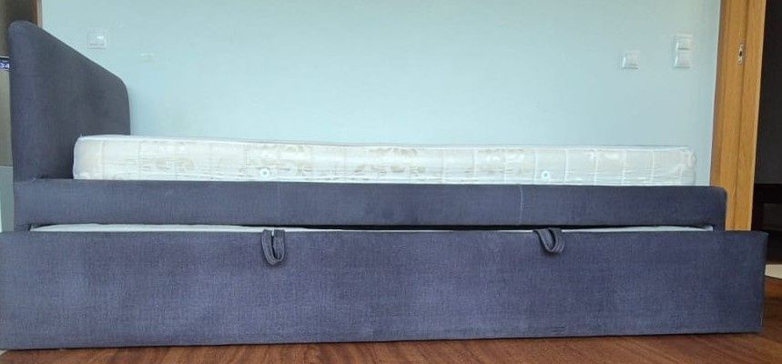 Cama solteiro dupla gavetão