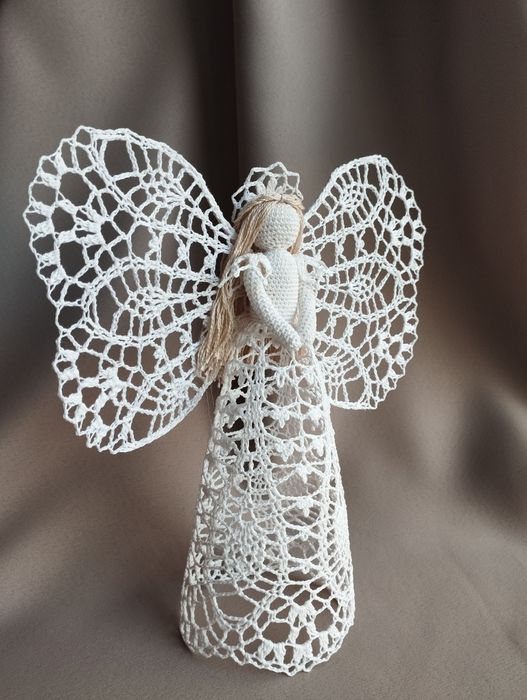 Верхівка на ялинку. Янгол мереживо