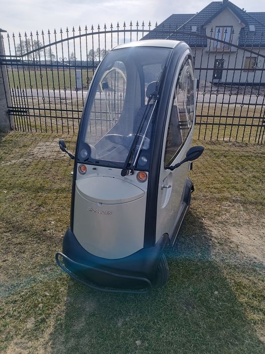 Wózek inwalidzki skuter elektryczny z dachem Kabiną dla seniora