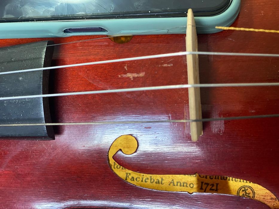 Violino António Stradivarius Cremonenfis ano 1721, exemplar francês