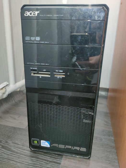 Компьютер б/у aser,  монитор