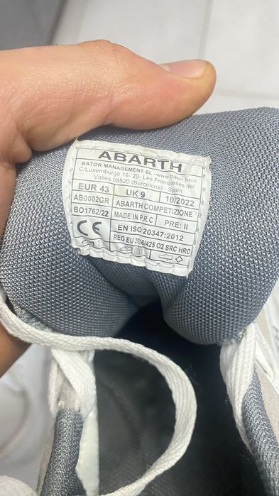 Sapatilhas de protecao ABARTH “43