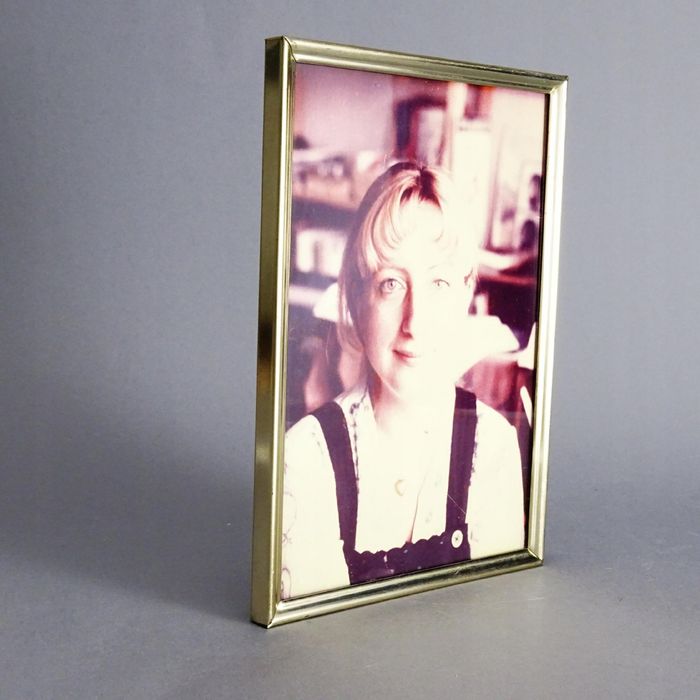 lata 70 metalwoa ramka na zdjecia