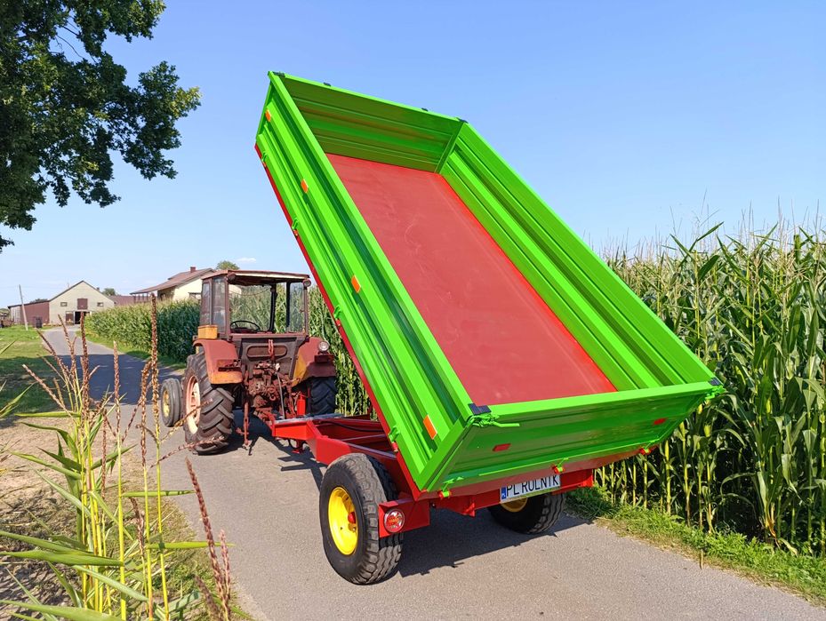 Przyczepa wywrotka, jednoosiowa Fabryczna Baastrup , 5 T