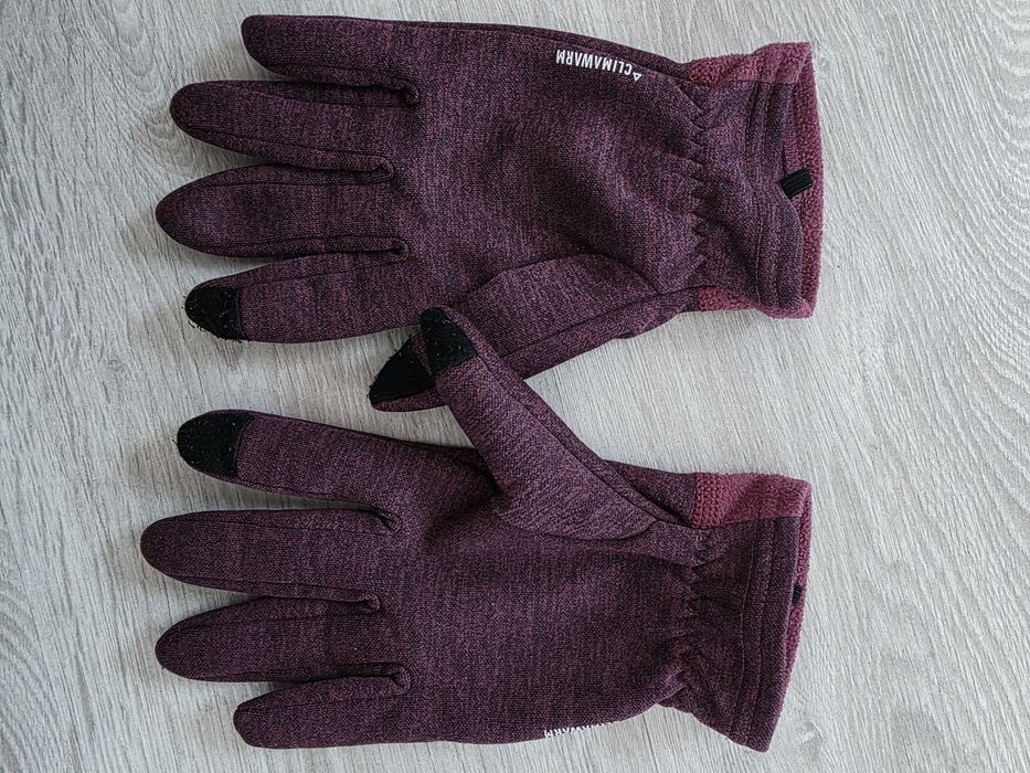 Rękawiczki bordowe Adidas