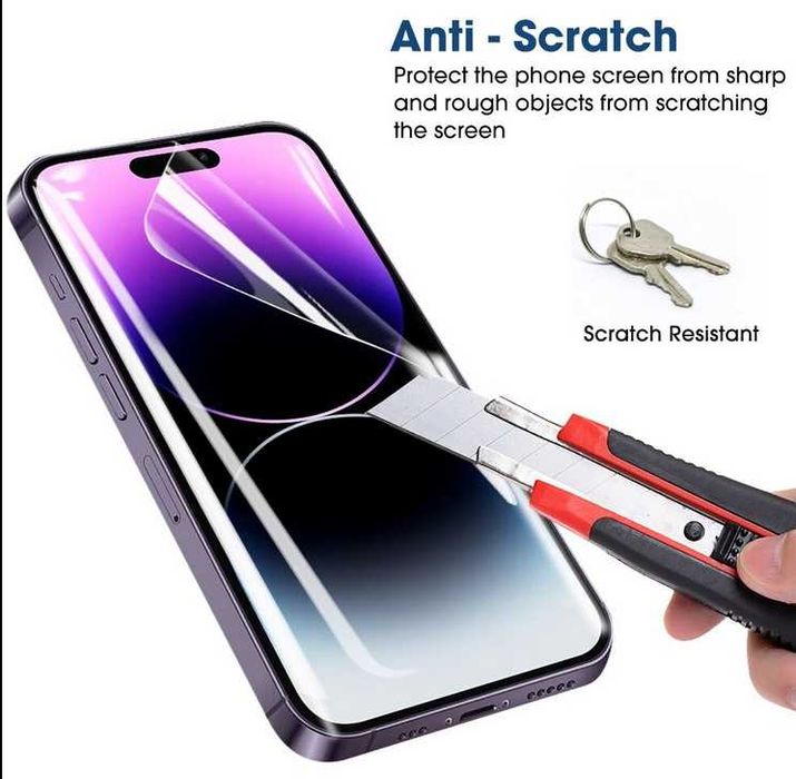 Броньована гідрогель Apple iPhone всі моделі Передня екран  + задняя