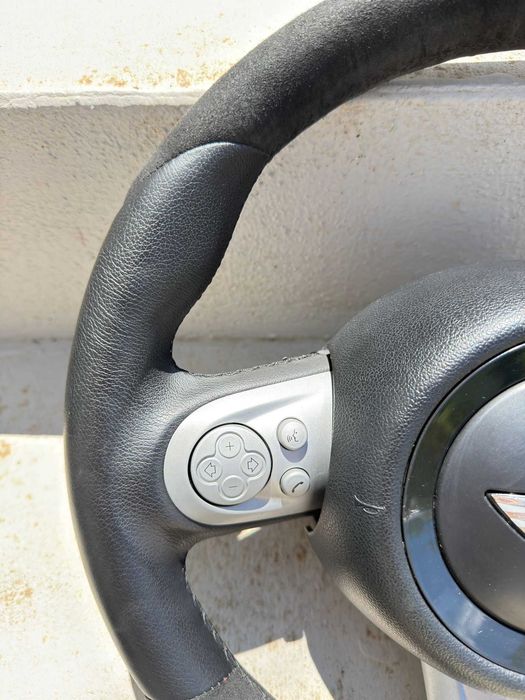 Volante Mini Cooper JCW Pele + Airbag + Comandos R55 R56 R57 R58 R59