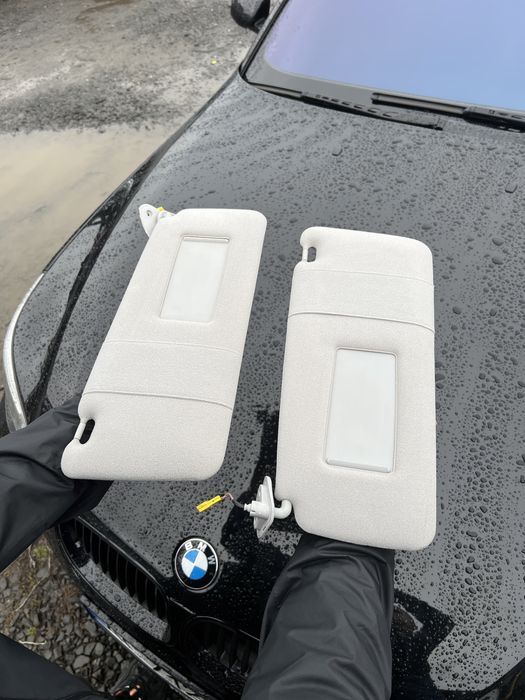 BMW E39 Тканина Сірі Сонцезахисні Козирьки е39 Серые ідеал