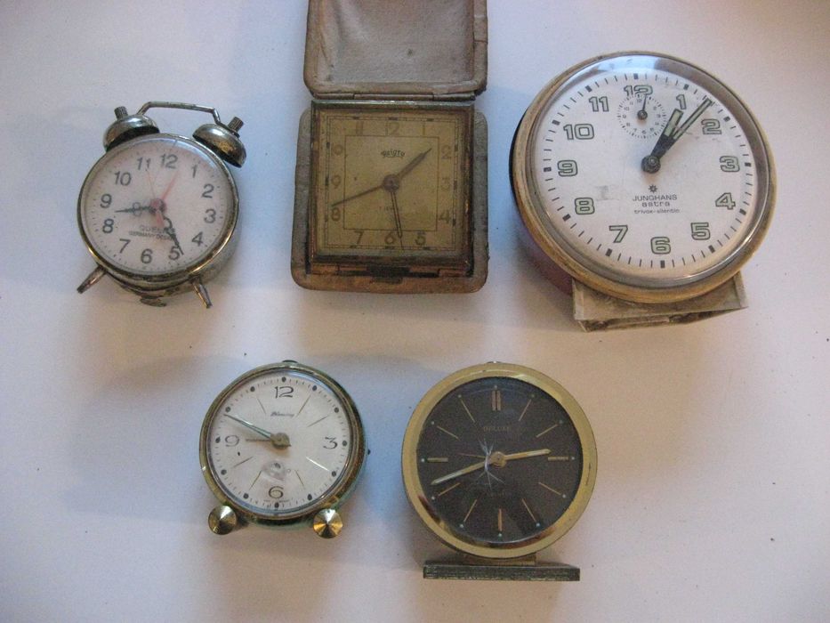 Stare budziki 5 szt.