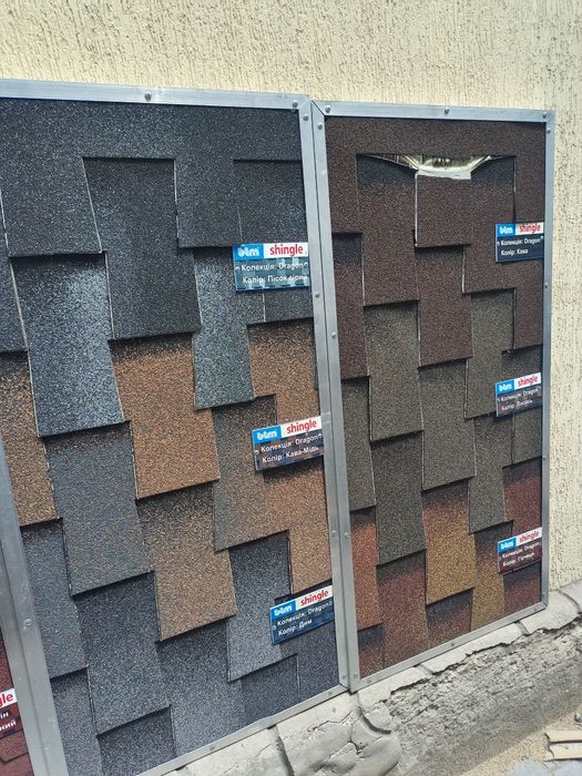 Битумная черепица, шифер, профнастил