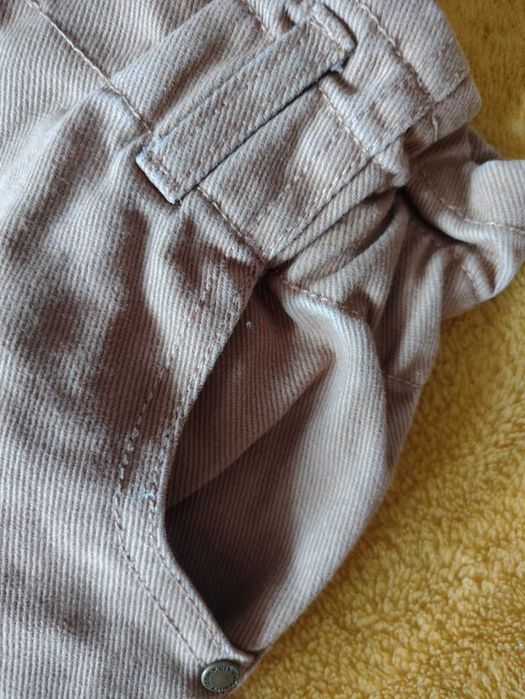 Brązowe spodnie boyfriendy jeans roz. S/36