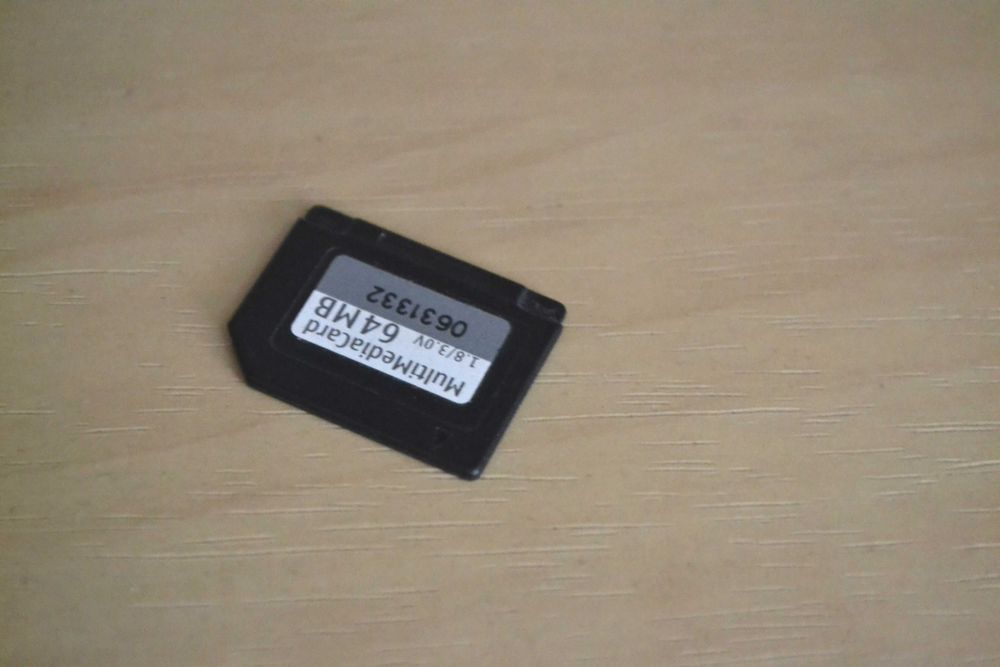 karta pamięci MMC 64MB Mobile Multimedia Card mała RS do retro sprzęt