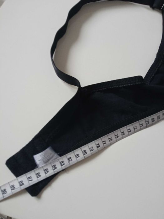 Rosa Junio czarny stanik biustonosz bawełna r 100E