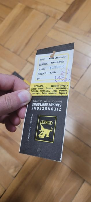 Instrukcja obsługi zzr romet abmasador karat prl predom