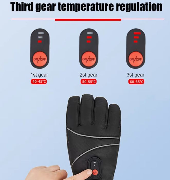 Luvas aquecimento moto de Inverno (Novas)