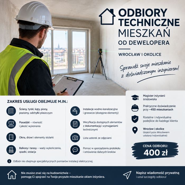 Odbiory techniczne mieszkań
