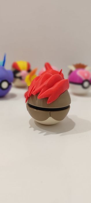 Pidgeotto pokeball pokemon 3d
