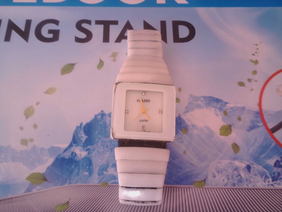 Швейцарские кварцевые часы Rado Diastar Swiss 152.0332.3 Ceramic