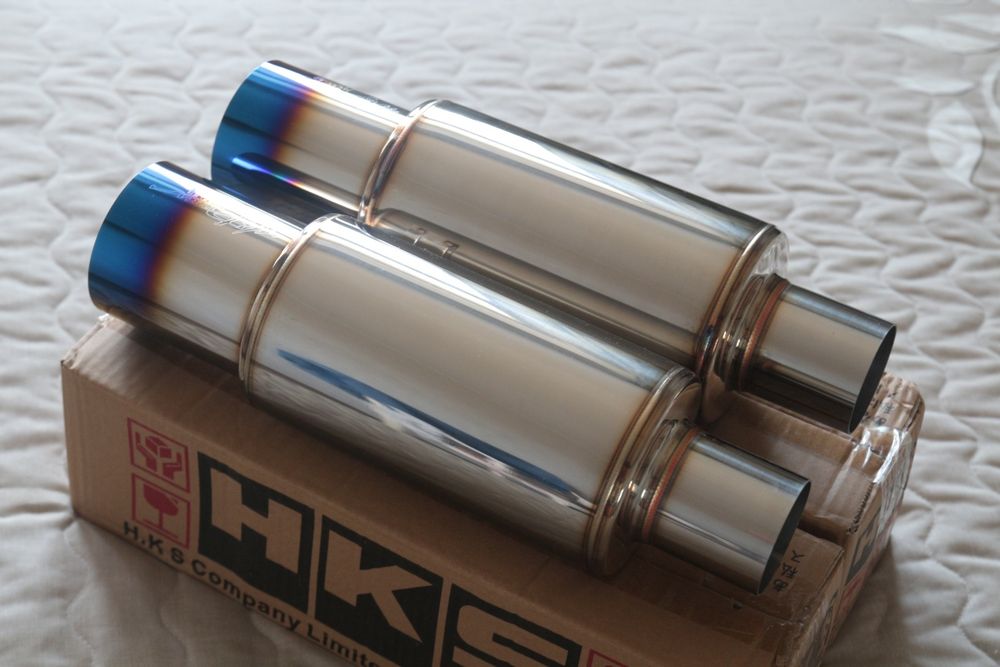 Вихлоп прямоток HKS Hi Power банка глушитель глушник (Kakimoto Greddy