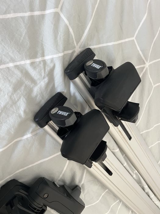 Barras de tejadilho Thule + Suporte para bicicleta Thule