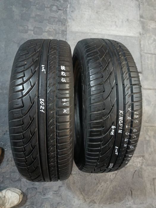 195/65/15 пара летней резины 6мм