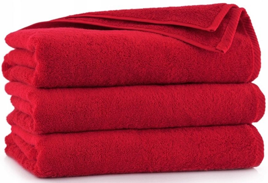 Zwoltex Ręcznik Kiwi 2 Bawełna Egipska 70X140 Czerwony