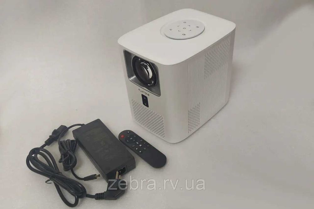 Проектор FlixTone E800, FullHD, Android, 1920х1080, White