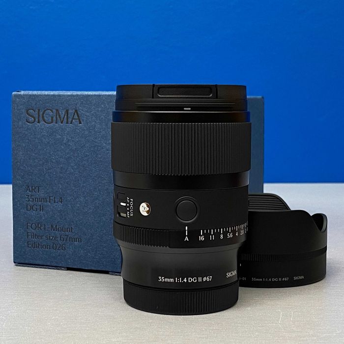 Sigma ART 35mm f/1.4 DG II | L-Mount | NOVA | 5 ANOS DE GARANTIA