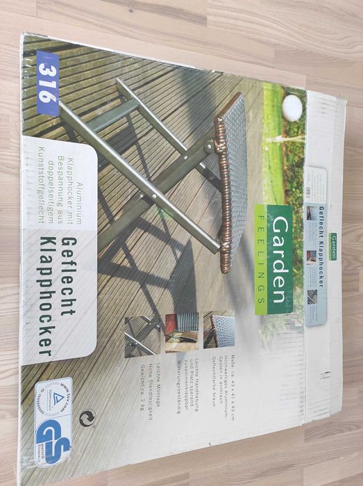 Taboret stołek ogrodowy składany Nowy