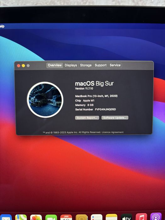 MacBook Pro 13 2021 M1 8gb/256gb