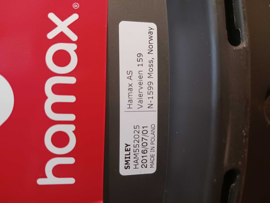 HAMAX SMILEY fotelik dziecięcy