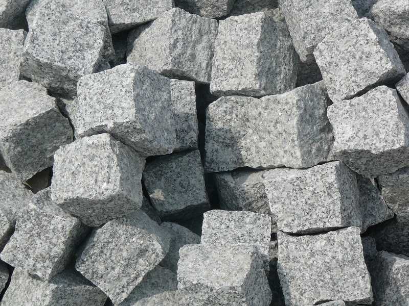 Kostka Granitowa Betonowa Kruszywa Grys Otoczona Stara Starobruk Bruk
