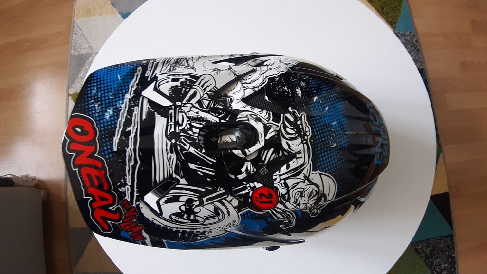 Kask O'NEAL BACKFLIP Villain white junior MTB