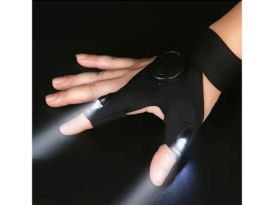 Перчатка со встроенным фонариком LED подсветка Glove Light