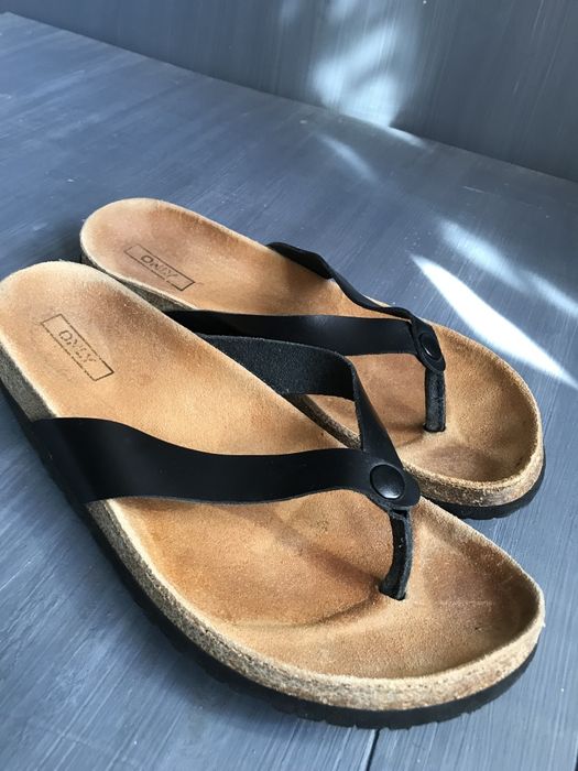 Шкіряні шльопанці, в'єтнамки Оnly