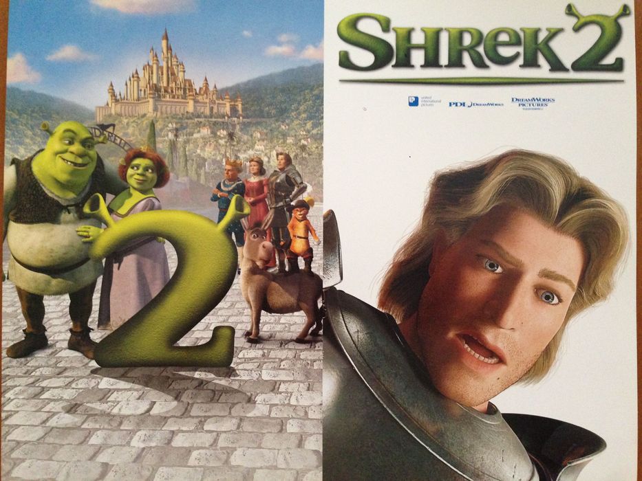 Shrek e Monstros e Companhia cartazes de filmes de cinema originais