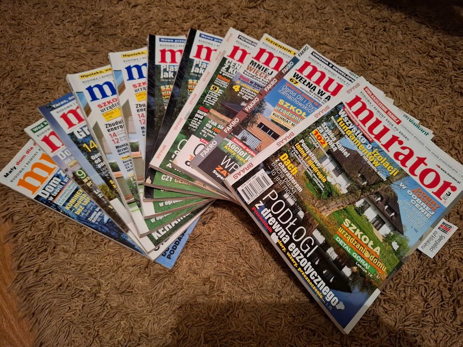 czasopisma MURATOR 2006/07/08 9szt