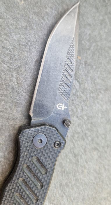 Nóż składany Gerber Ripstop I Fine Edge / Czarny Titan Coated / EDC