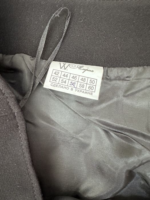 Спідниця чорна класична 56 р