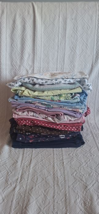 Paka zestaw ubrań dla dziewczynki 98-110