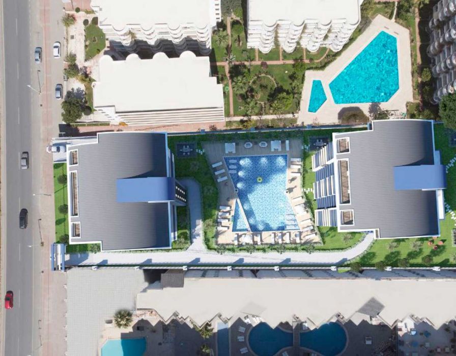 Продается комплекс у моря первая линия Алания Махмутлар.