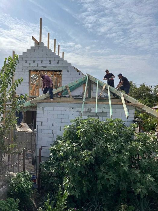 НЕДОРОГО кровля крыш Одесса. Крыша из металлочепицы, металлопрофиля