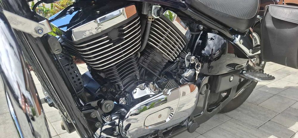 Kawasaki VN 800 Classic, 2005 r., 11206 km, bezwypadkowy, PIĘKNY TRANSPORT