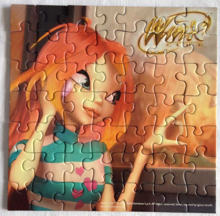 3 Puzzles Ravensburguer Winx Club de 49 peças cada