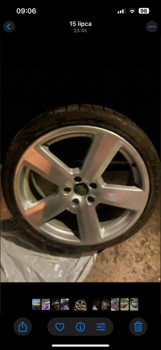Koła Letnie 19" Audi A6 C6 S-Line 5x112 Łopaty Słonie + Opony dobre