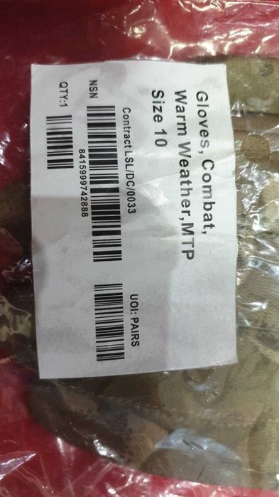 Рукавиці тактичні MTP (Мультикам) р 7,9.11.12 .кенгуру шкіра- Британка