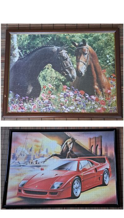 Puzzles com moldura/ Quadros