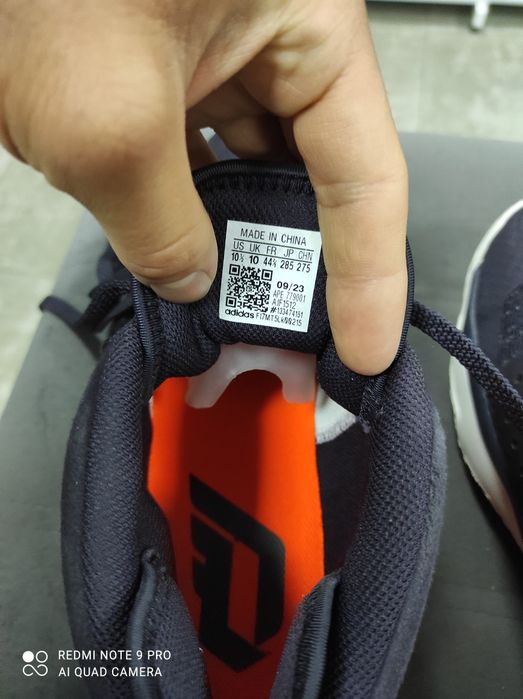 ОРИГІНАЛ 100% Кросівки Adidas Dame 8 Extply Shoes Violet IF1512 44 2/3