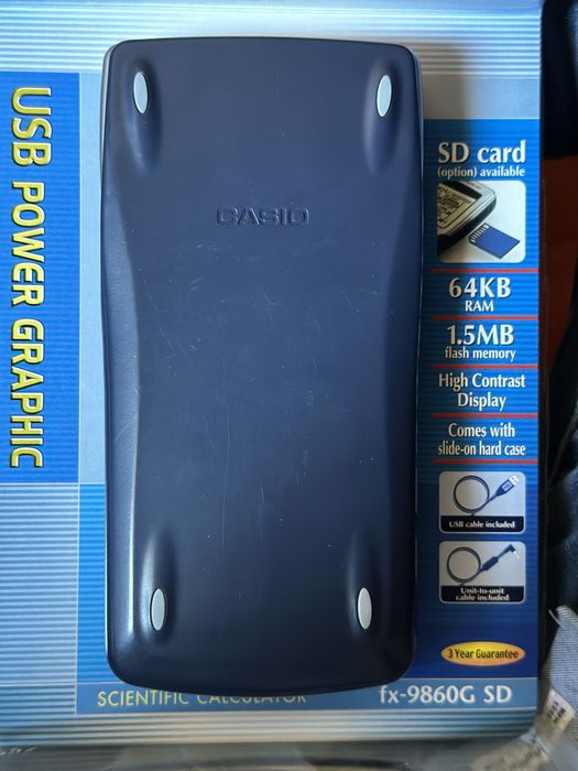 Calculadora Gráfica Cásio FX9860G SD